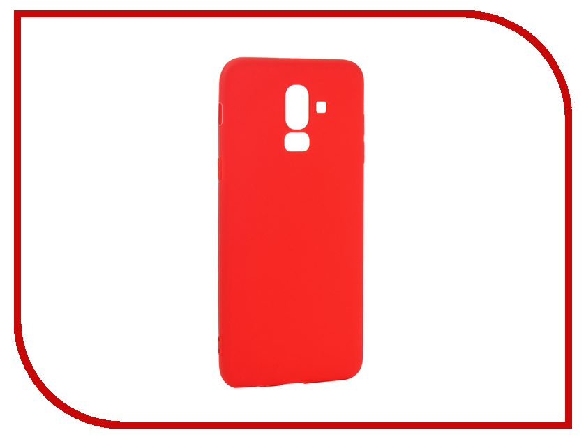 

Аксессуар Чехол для Samsung Galaxy J8 2018 Pero Soft Touch Red PRSTC-J818R, PRSTC-J818R