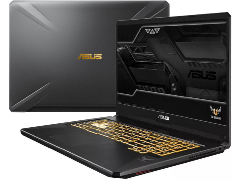 

Ноутбук ASUS FX705GE-EW182 Gunmetal 90NR00Z1-M03670 (Intel Core i5-8300H 2.3 GHz/16384Mb/1000Gb+256Gb SSD/nVidia GeForce GTX 1050Ti 4096Mb/Wi-Fi/Bluetooth/Cam/17.3/1920x1080/DOS), FX705GE-EW182