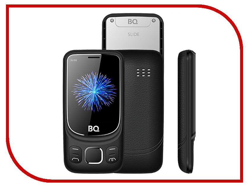 

Сотовый телефон BQ BQ-2435 Slide Black, 2435 Slide