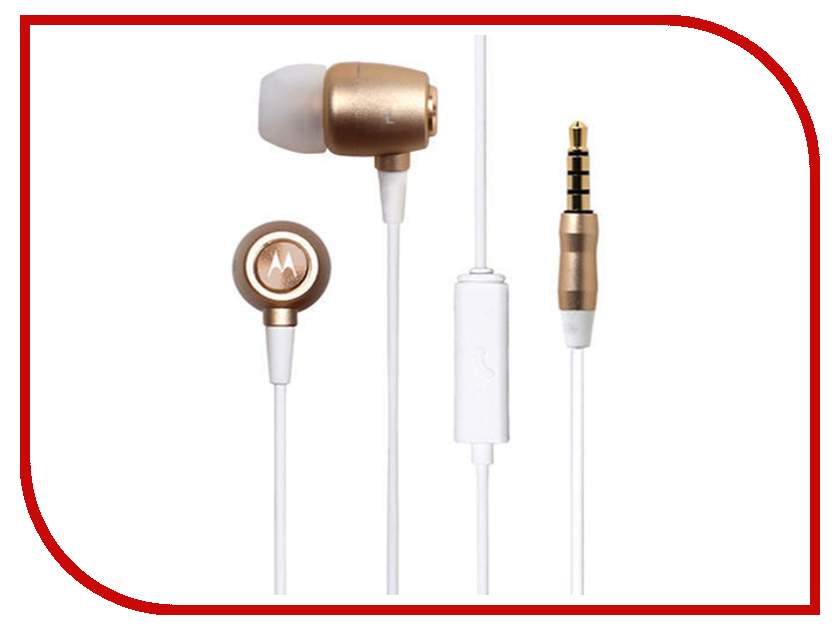 фото Motorola Earbuds Metal Gold