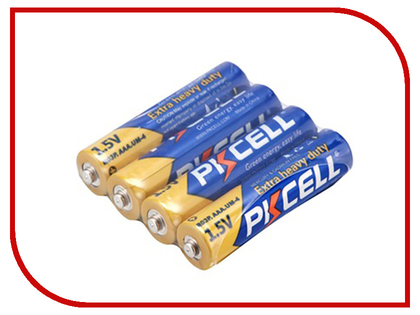 

Батарейка AAA - Pkcell R03P-4S (4 штуки), R03P-4S