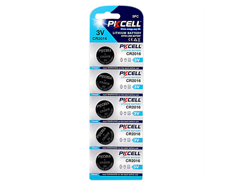 цена Батарейка CR2016 - Pkcell CR2016-5B (5 штук)