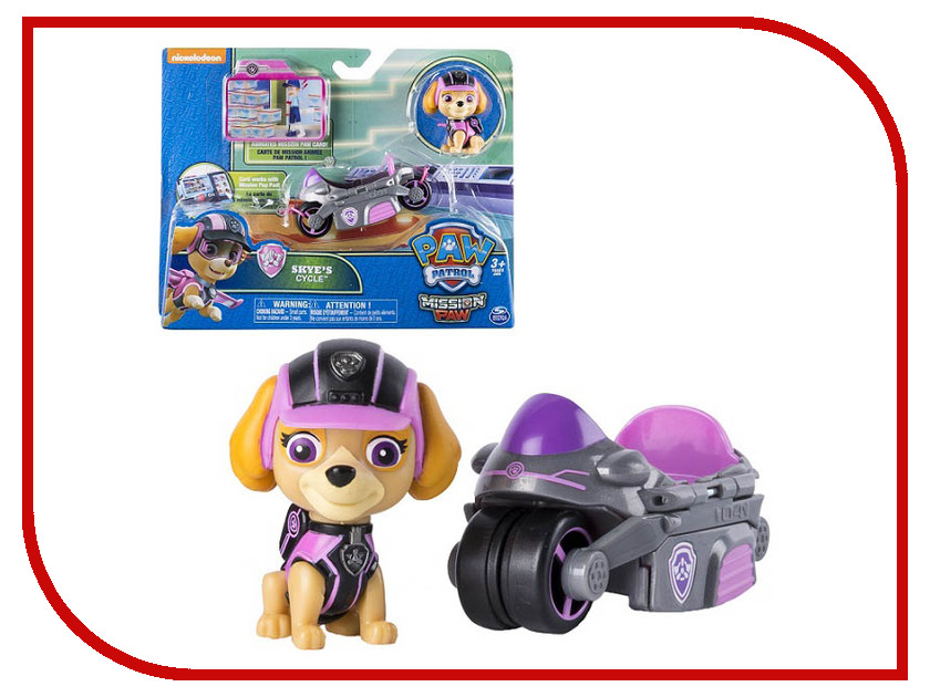 

Игрушка Spin Master Paw Patrol Мини машинка спасателя с фигуркой героя 16721, 16721