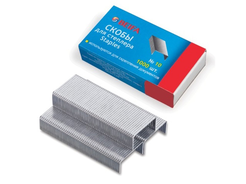

Скобы для степлера Beifa S215 №10 1000шт, S215
