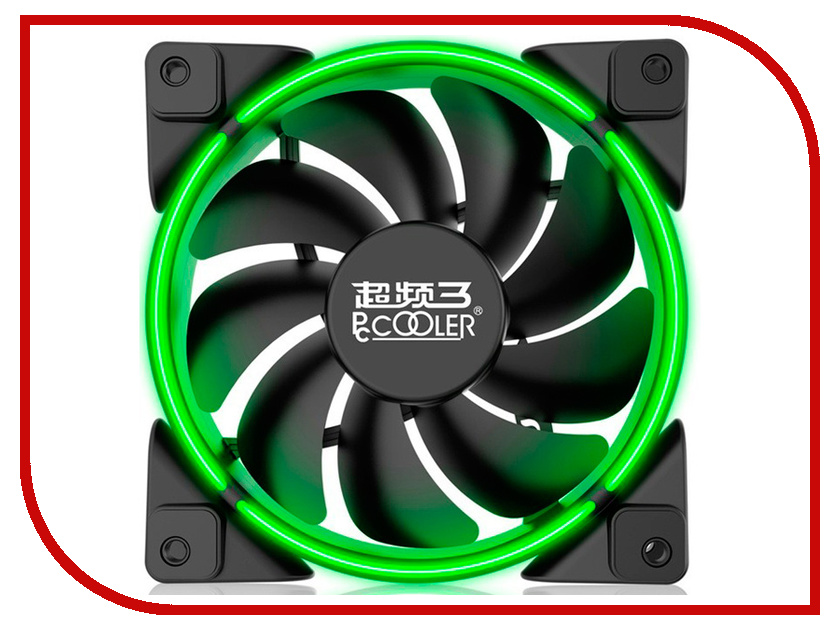 

Вентилятор PCcooler Corona 120mm Green, Corona