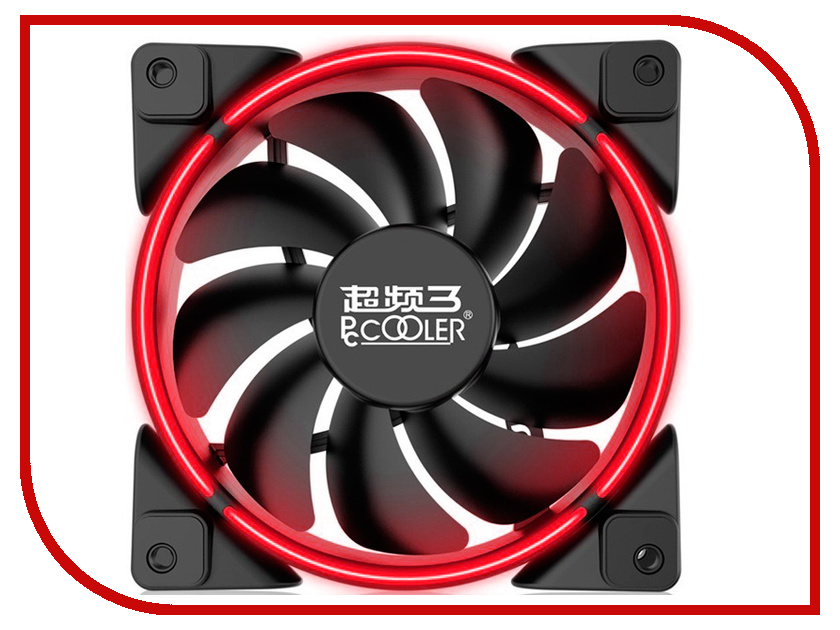 

Вентилятор PCcooler Corona 120mm Red, Corona