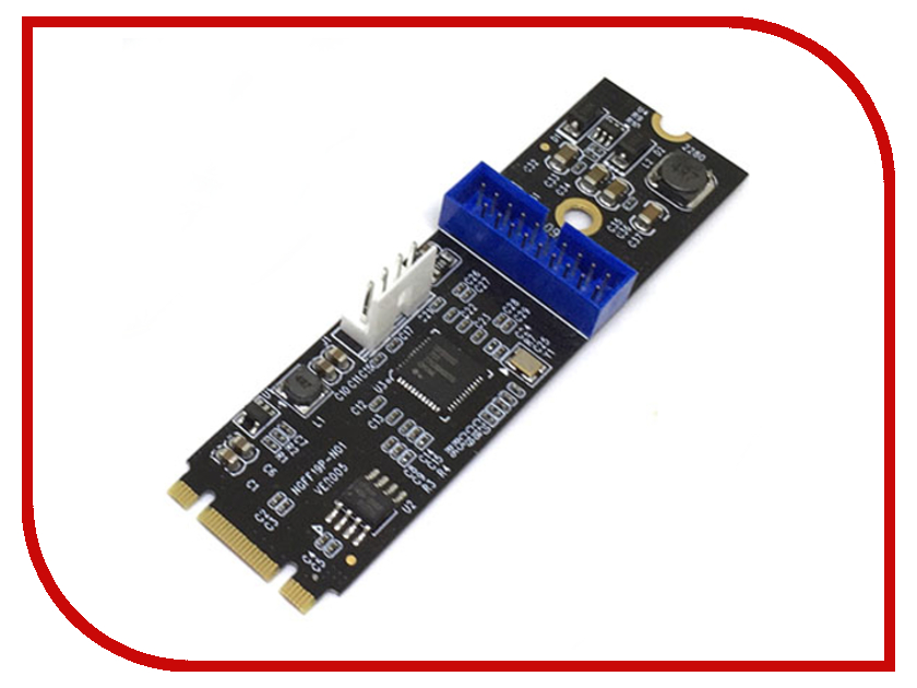 

Контроллер Espada M.2 M-Key to dual USB3.0 M2USB3.0 43813, 43813