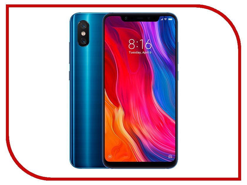 

Сотовый телефон Xiaomi Mi8 6/128GB Blue, Mi8