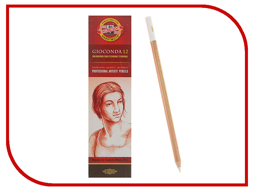 

Карандаш меловой Koh-i-Noor Gioconda White 8801001001KS, Gioconda