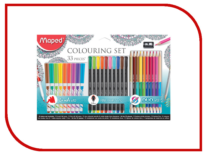 

Набор для рисования Maped Graph Peps 33 предмета 897417, Graph Peps