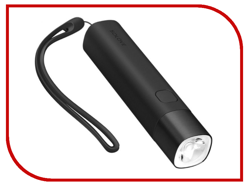 

Фонарь Xiaomi Solove X3 Portable Flashlight Power Bank Black, Solove X3 Portable Flashlight Power Bank
