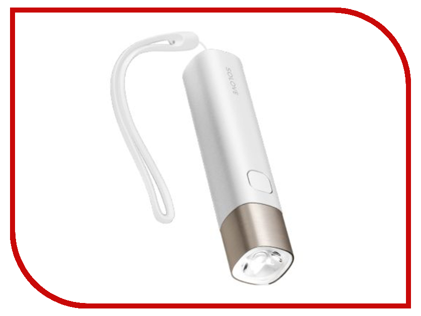 

Фонарь Xiaomi Solove X3 Portable Flashlight Power Bank White, Solove X3 Portable Flashlight Power Bank