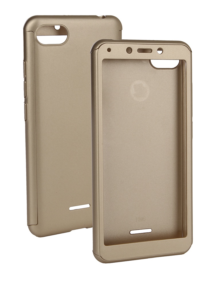 

Аксессуар Чехол ZNP для Xiaomi Redmi 6A 360 Degree Gold, Xiaomi Redmi 6A
