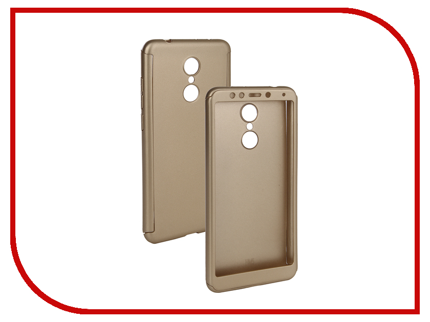 фото Аксессуар Чехол ZNP для Xiaomi Redmi 5 360 Degree Gold