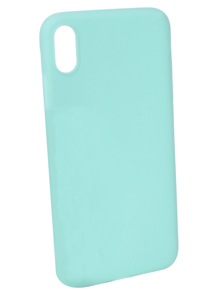 фото Чехол pero для apple iphone xs max soft touch turquoise prstc-ixsmc