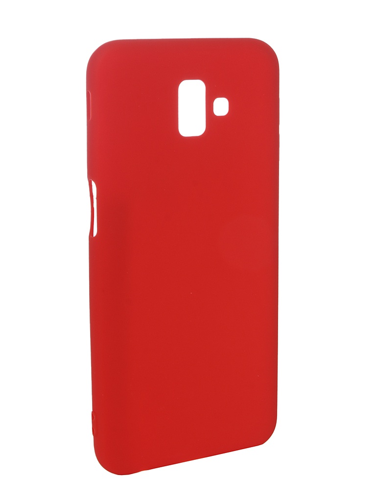 фото Аксессуар Чехол Pero для Samsung Galaxy J6 Plus 2018 Soft Touch Red PRSTC-J618PR