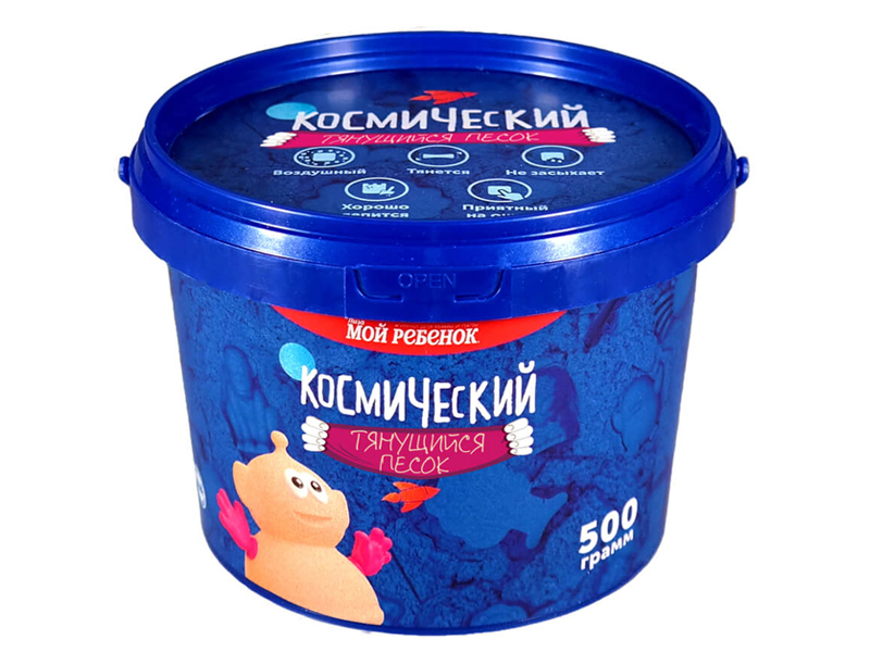 

Набор для лепки Космический песок тянущийся 500гр Red TSS01, TSS01