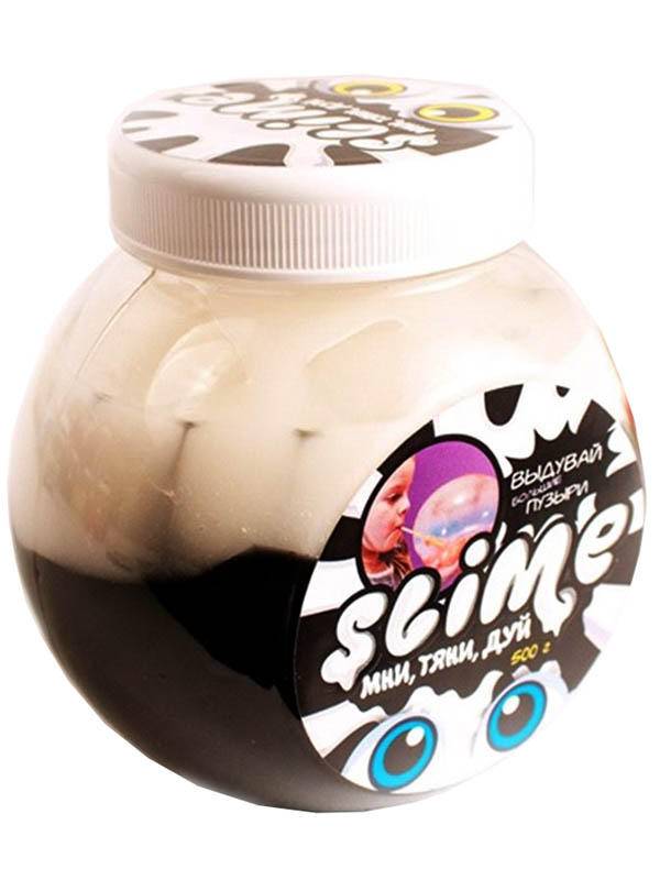 

Слайм Лизун Slime Mega Mix 500гр Black/White S500-4, S500-4