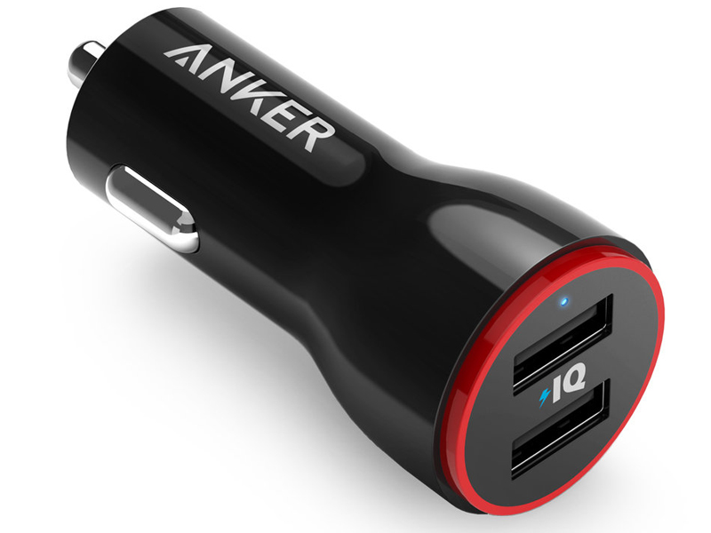 фото Зарядное устройство anker powerdrive 2xusb black a2310g11