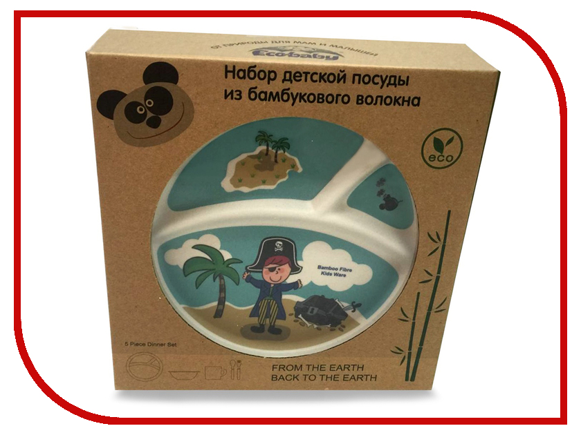

Набор посуды Eco Baby Пираты Light Blue 500134, 500134