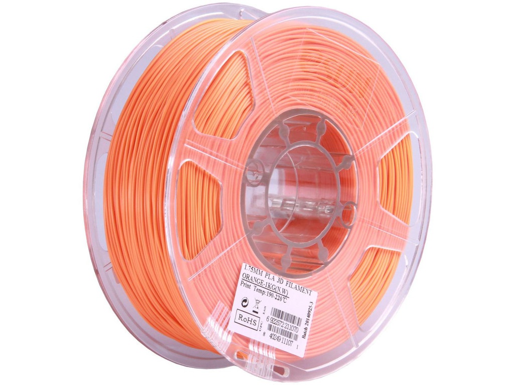 

Аксессуар eSun PLA нить 1.75mm 1kg Orange Т0025296, Т0025296
