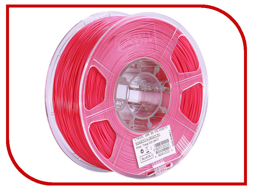 фото Аксессуар eSun ABS нить 1.75mm 1kg Magenta Т0025329