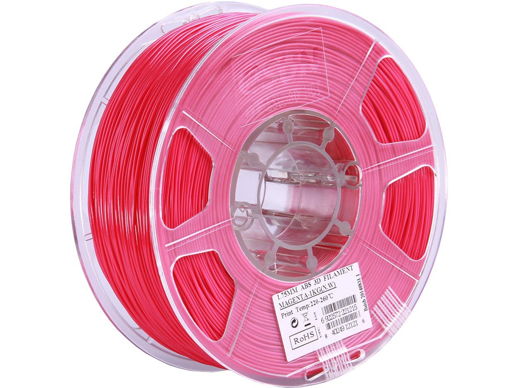 

Аксессуар eSun ABS нить 1.75mm 1kg Magenta Т0025329, Т0025329