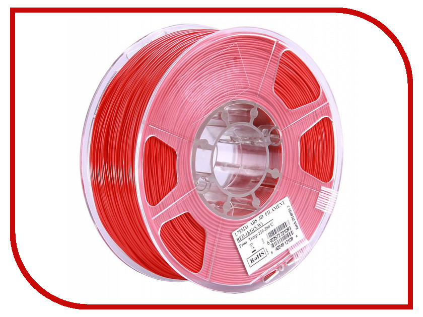 фото Аксессуар eSun ABS нить 1.75mm 1kg Red Т0025319