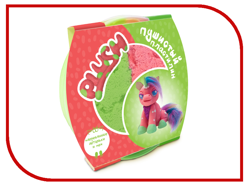 

Набор для лепки Plush 160гр Pink/Green PL02201801, PL02201801