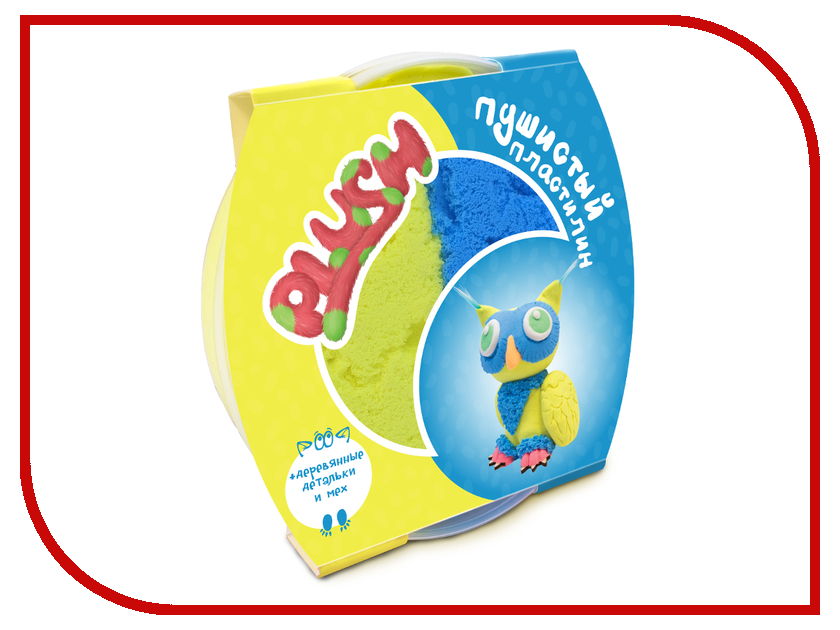 

Набор для лепки Plush 160гр Blue/Yellow PL02201803, PL02201803
