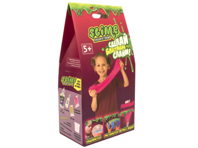 

Игра Лизун Slime Лаборатория Малый набор для девочек 100гр Pink SS100-2, SS100-2