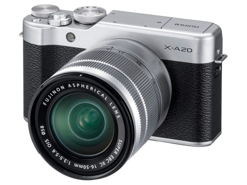 

Фотоаппарат Fujifilm X-A20 Kit XC 15-45mm F/3.5-5.6 OIS PZ Silver, X-A20 Kit