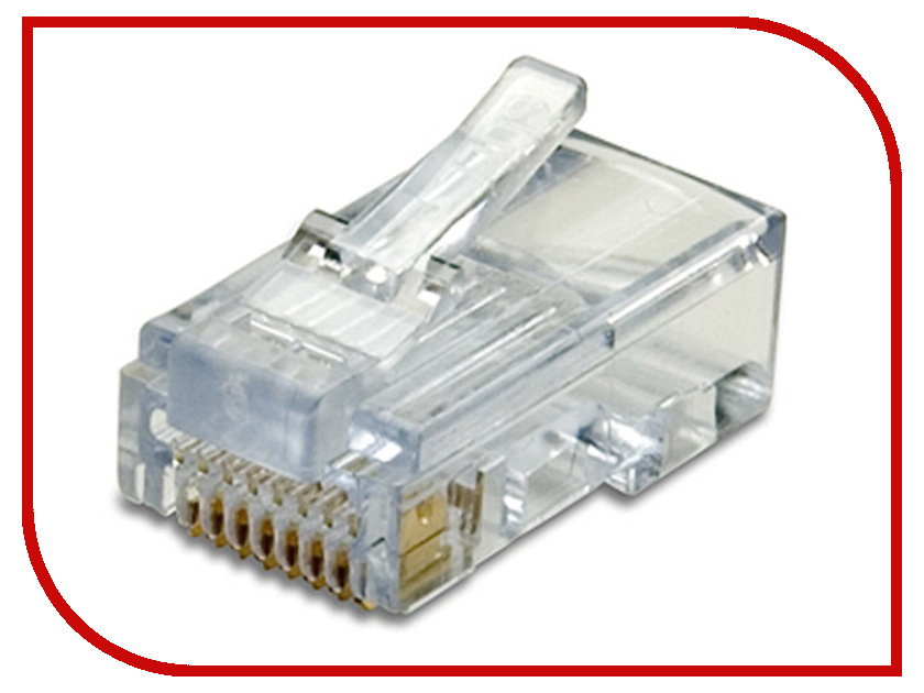 

Коннектор ExeGate RJ-45 V 8P8C - 1шт, RJ-45 V 8P8C