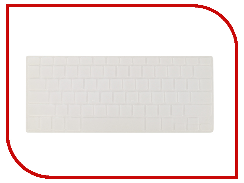 

Аксессуар Накладка на клавиатуру для APPLE MacBook Air 13.3 Gurdini Crystal Guard Silicone 290037, 290037