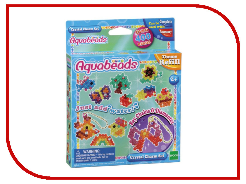

Набор Aquabeads Потрясающие брелочки 79288, Потрясающие брелочки