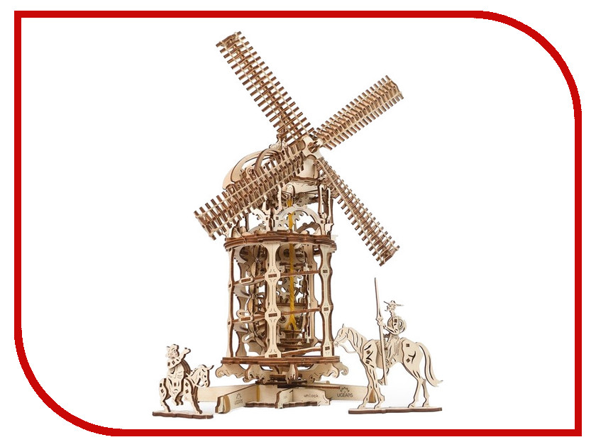 

Сборная модель UGears Мельница-Башня 70055, 70055