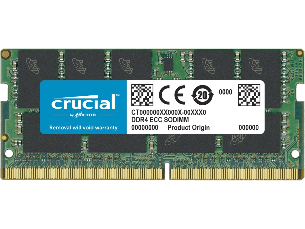 фото Модуль памяти crucial ddr4 so-dimm 2666mhz pc-21300 cl19 - 16gb ct16g4tfd8266