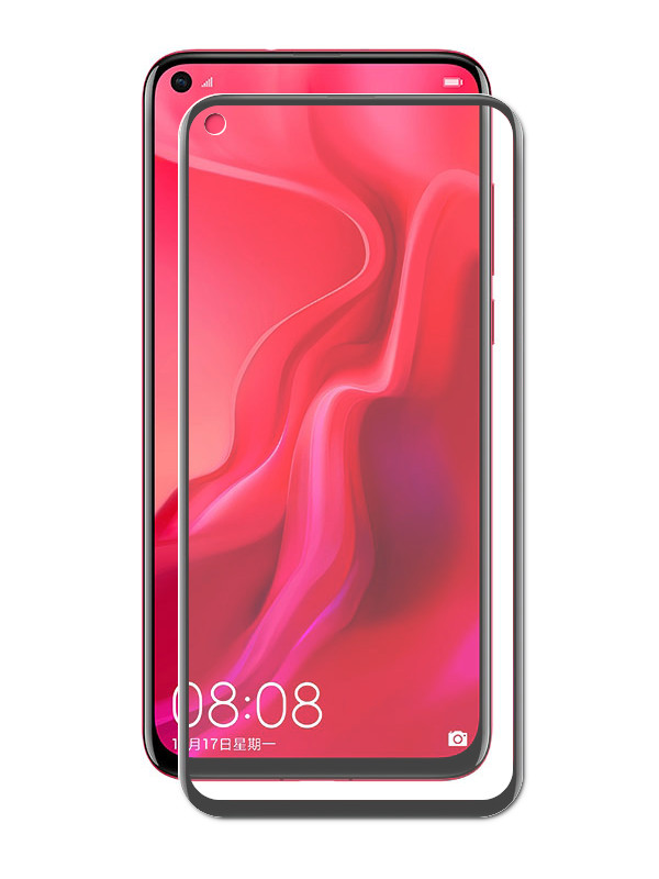 

Аксессуар Закаленное стекло DF для Huawei Nova 4 Full Screen Black hwColor-87, hwColor-87