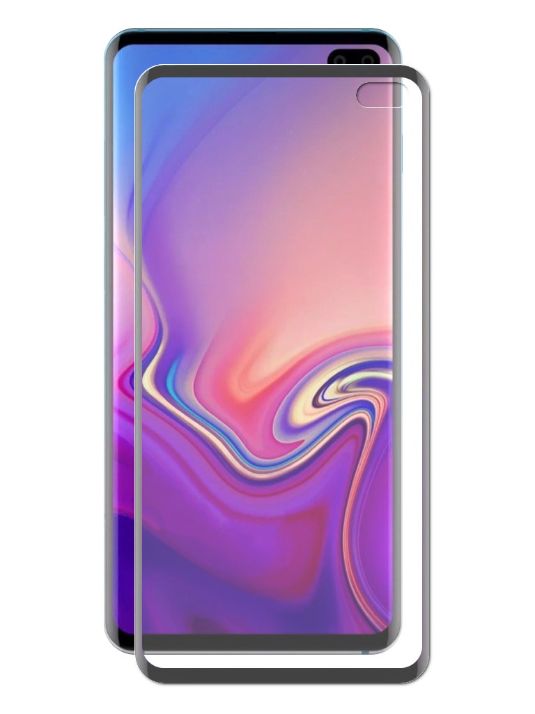 

Аксессуар Закаленное стекло DF для Samsung Galaxy S10 Plus 3D Full Screen Black sColor-63, sColor-63