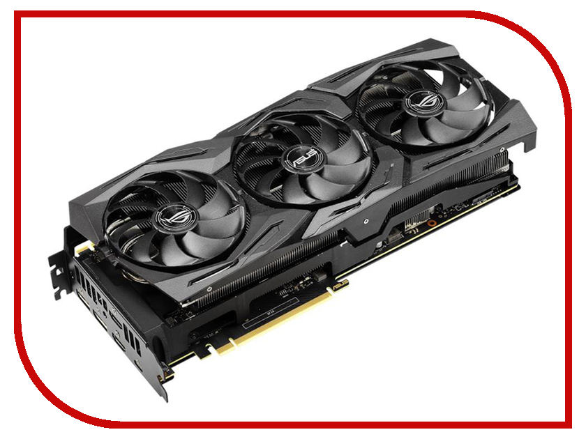 

Видеокарта ASUS GeForce RTX 2080 Ti 1575Mhz PCI-E 3.0 11264Mb 14000Mhz 352 bit USB-C 2xDP 2xHDMI ROG-STRIX-RTX2080TI-A11G-GAMING, ROG-STRIX-RTX2080TI-A11G-GAMING