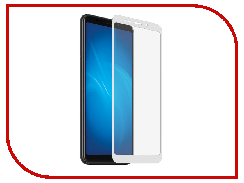 

Аксессуар Закаленное стекло DF для Xiaomi Redmi 6 Pro / Mi A2 Lite Full Screen xiColor-38 White, xiColor-38