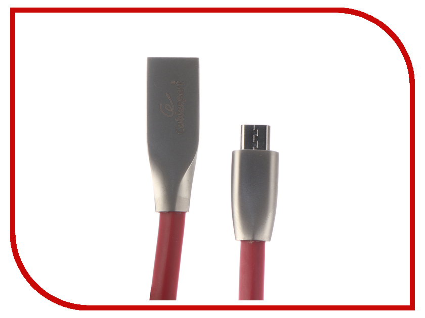 

Аксессуар Gembird Cablexpert USB AM/microBM 1.8m Red CC-G-mUSB01R-1.8M, CC-G-mUSB01R-1.8M