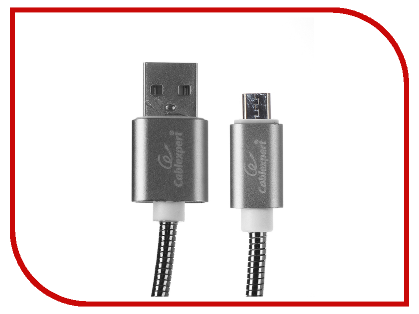 

Аксессуар Gembird Cablexpert USB AM/microBM 0.5m Titan CC-G-mUSB02Gy-0.5M, CC-G-mUSB02Gy-0.5M