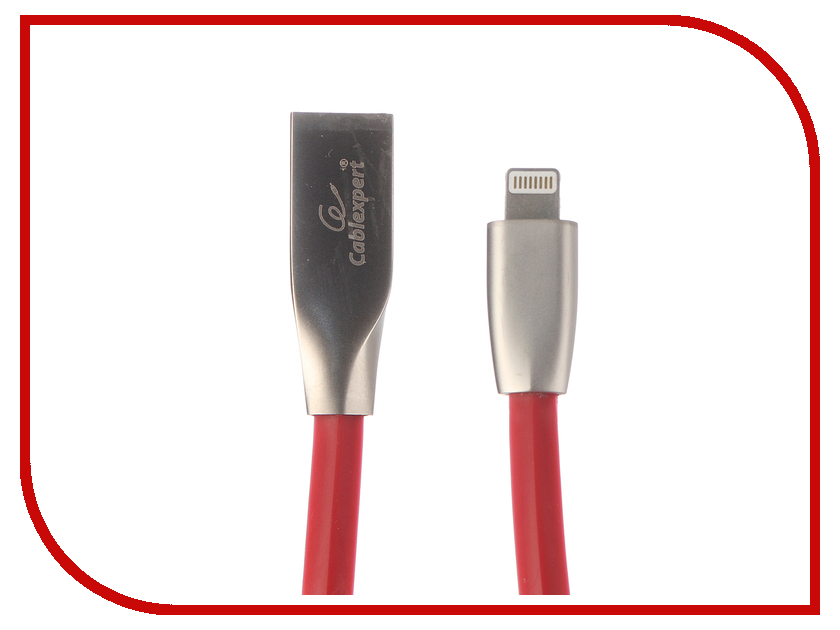 

Аксессуар Gembird Cablexpert USB AM/Lightning 1.8m Red CC-G-APUSB01R-1.8M, CC-G-APUSB01R-1.8M