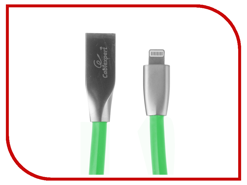 

Аксессуар Gembird Cablexpert USB AM/Lightning 1m Green CC-G-APUSB01Gn-1M, CC-G-APUSB01Gn-1M