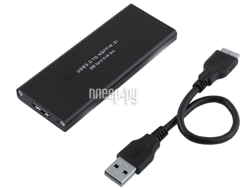 Внешний корпус для SSD M.2 Orient 3502 U3 USB 3.0 Black 30342