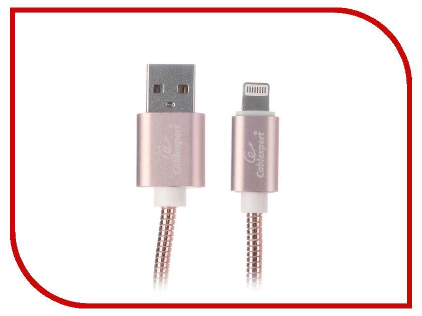 

Аксессуар Gembird Cablexpert USB AM/Lightning 1m Gold CC-G-APUSB02Cu-1M, CC-G-APUSB02Cu-1M