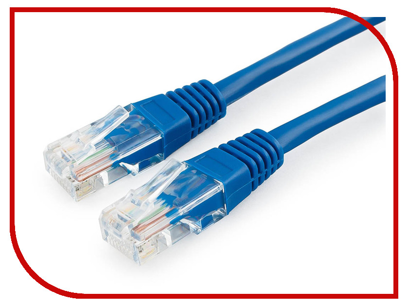 фото Сетевой кабель Gembird Cablexpert UTP cat.5e 3m Blue PP10-3M/B