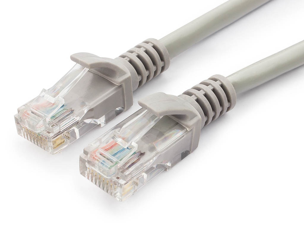 

Сетевой кабель Gembird Cablexpert UTP cat.5 5m Gray PP10-5M, PP10-5M