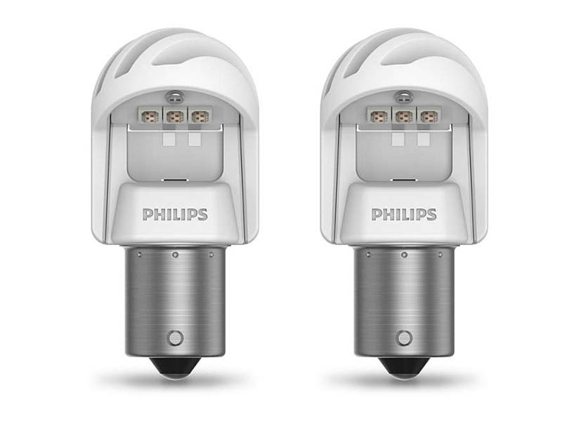 

Лампа Philips X-treme Ultinon LED P21W 12V-21W BA15s Red (2 штуки) 11498XURX2, P21W